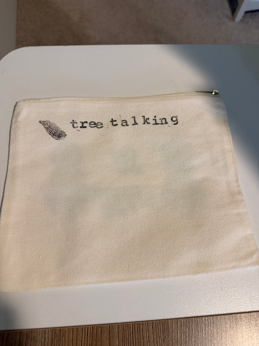 Zipper tote - painted